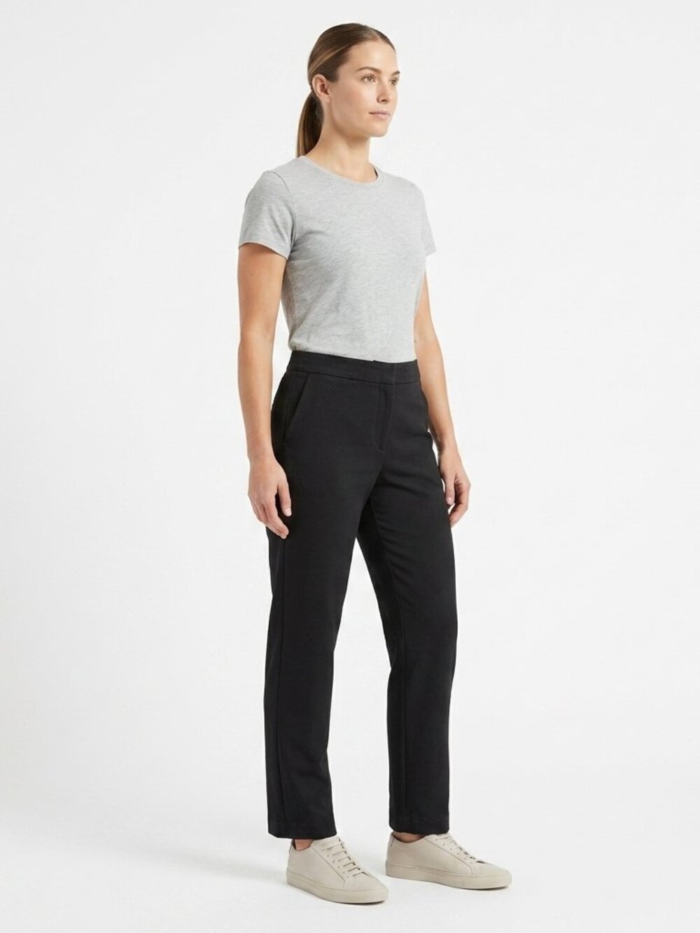 *Hilary Radley Black Straight Leg Pant
